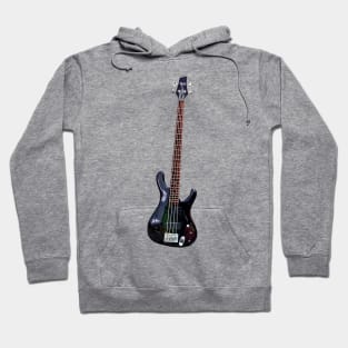 Four String Black Guitar Hoodie